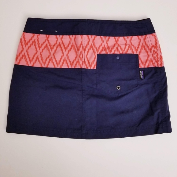 PATAGONIA Active Mini Skirt, Navy/Pink 0 - Picture 3 of 5